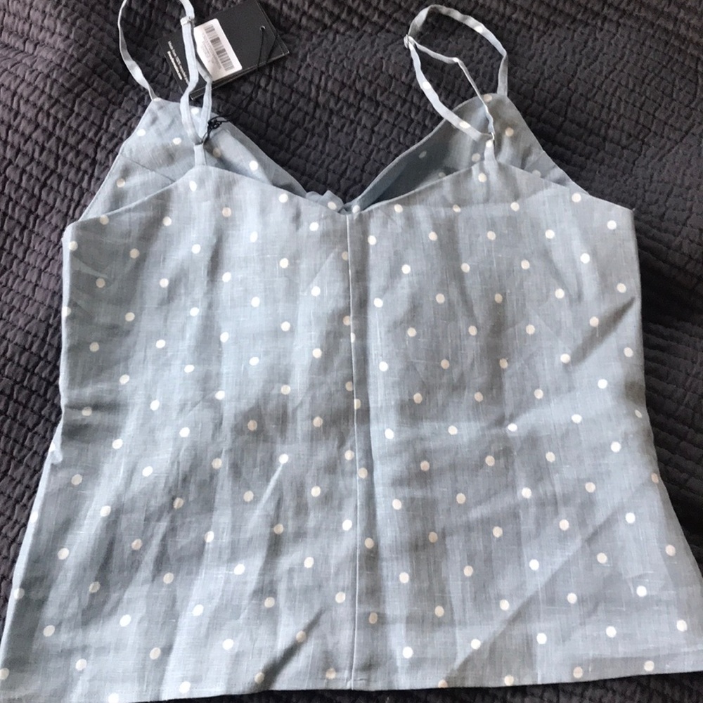 Reformation Strawberry top DewDrop spring linen - Picture 4 of 8